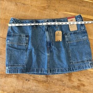 Denim Mini Skirt